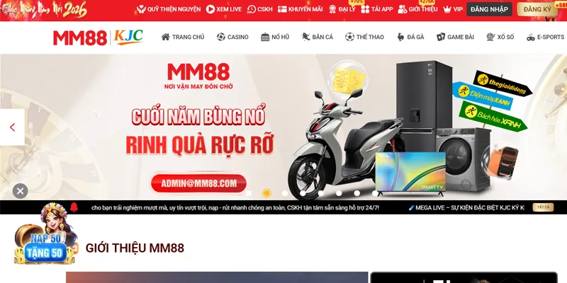 MM88 🌟 Cá Cược Cùng MM88.COM ✔️ Đăng Ký Thưởng +88K 22 Giới thiệu chung về nhà cái uy tín MM88